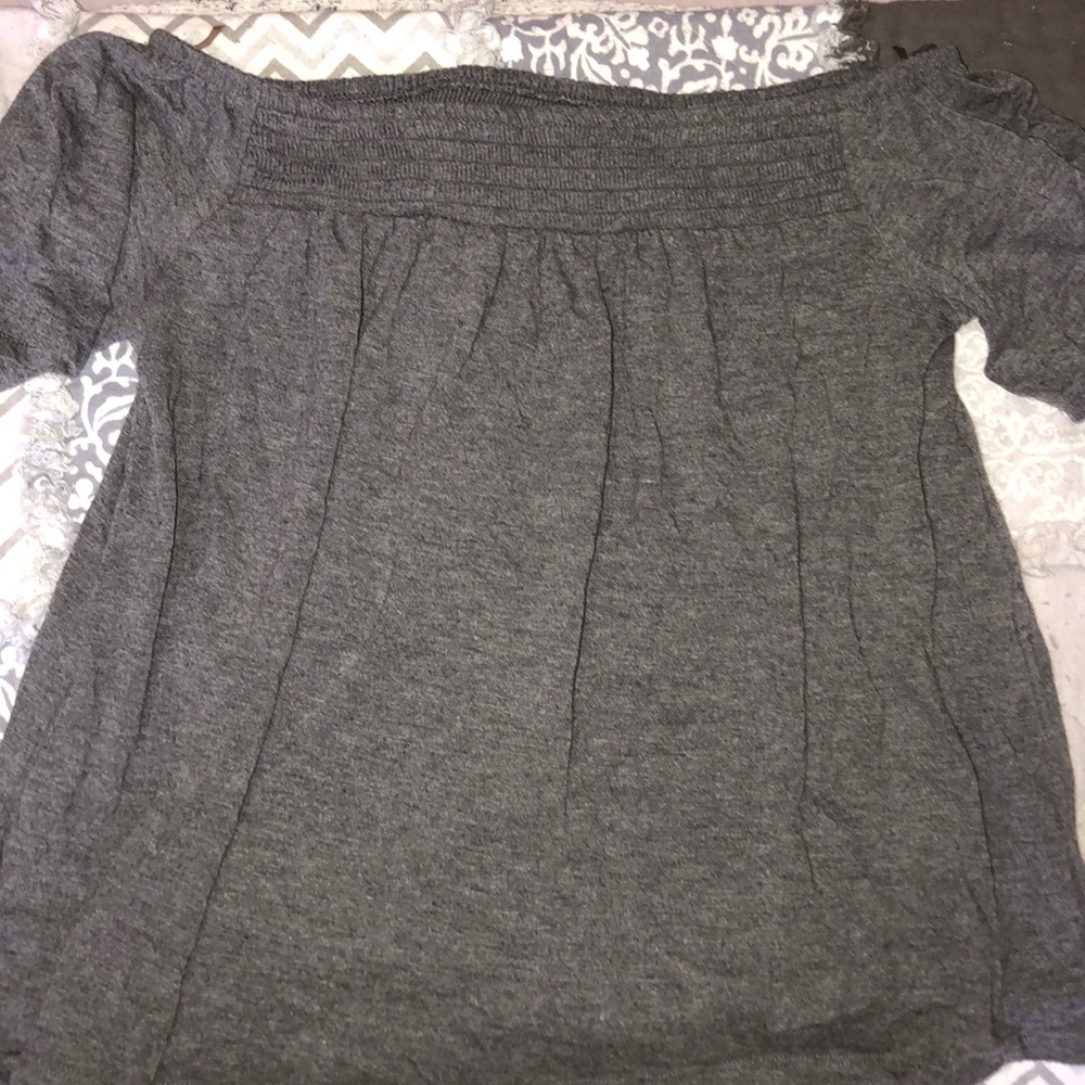 off the shoulder shirt